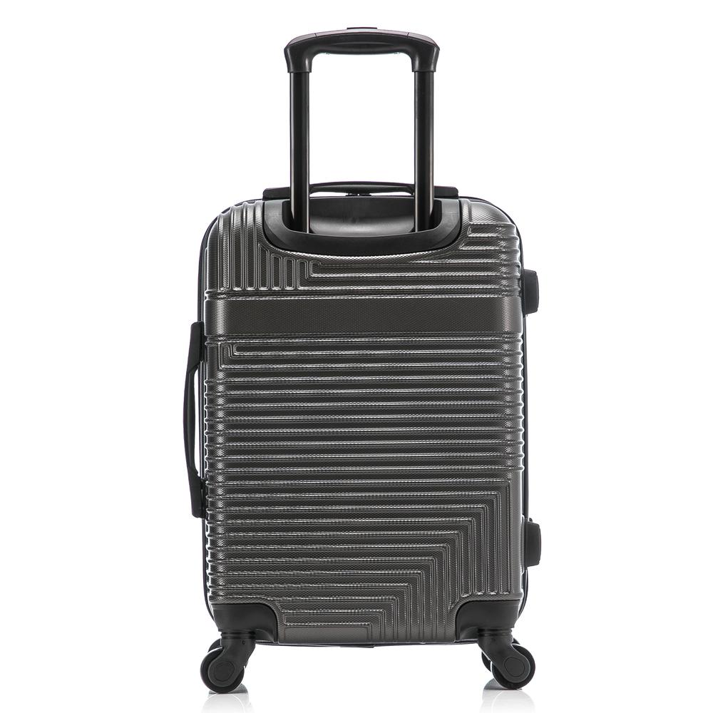 InUSA Resilience Lightweight Hardside Spinner 20 inch Charcoal. Picture 5