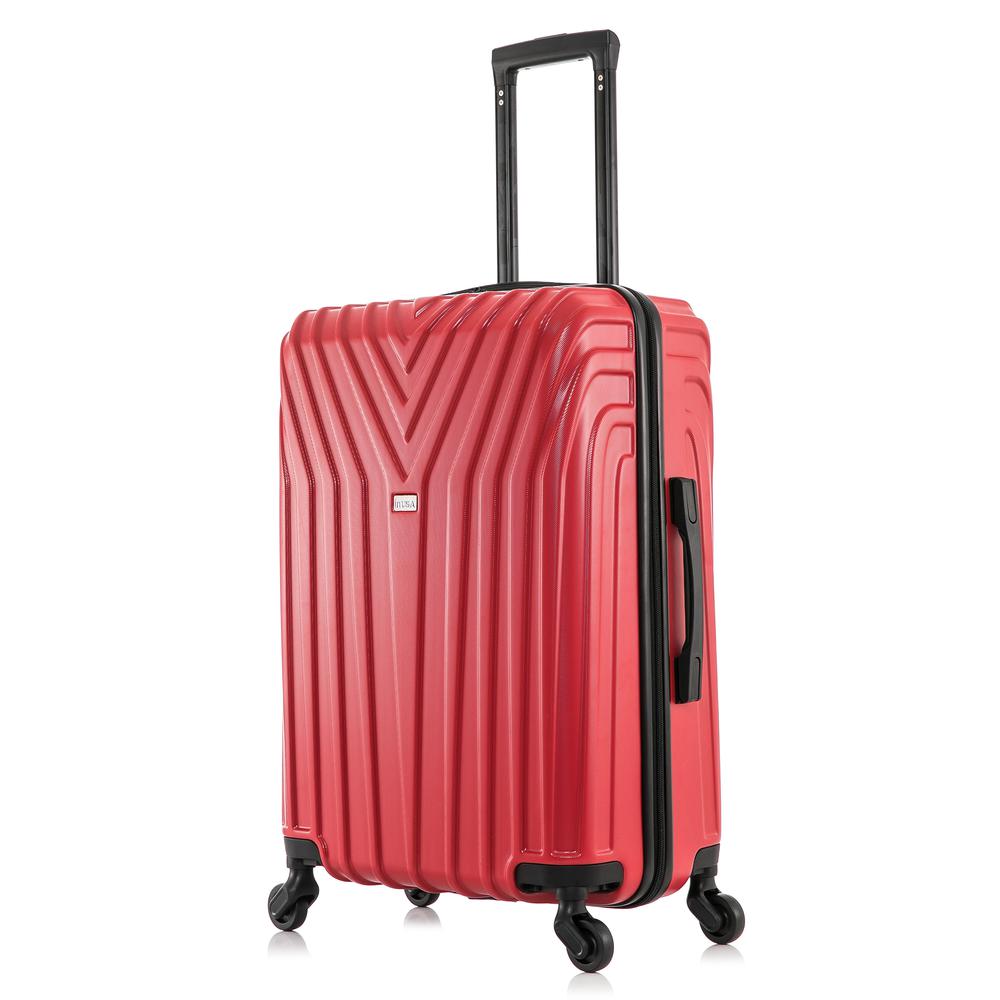 InUSA Vasty Lightweight Hardside Spinner 24 inch Red. Picture 3