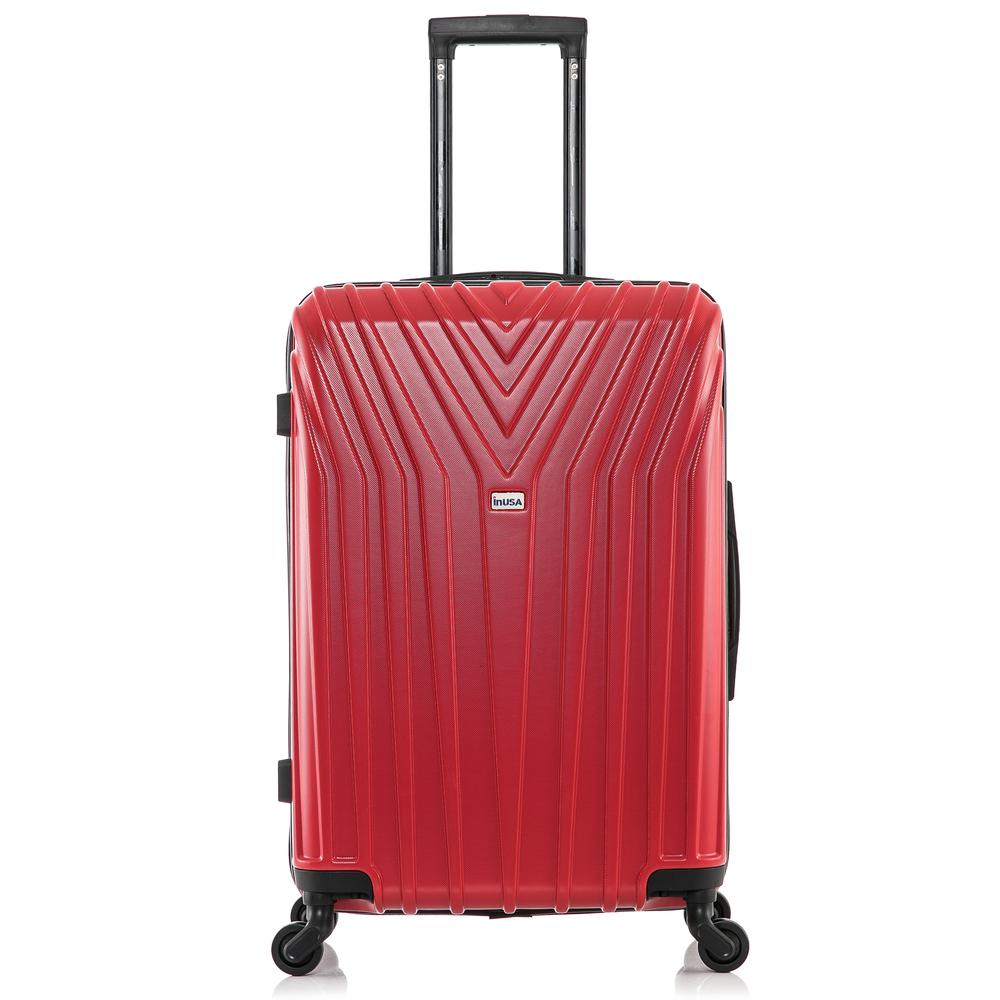 InUSA Vasty Lightweight Hardside Spinner 24 inch Red. Picture 1