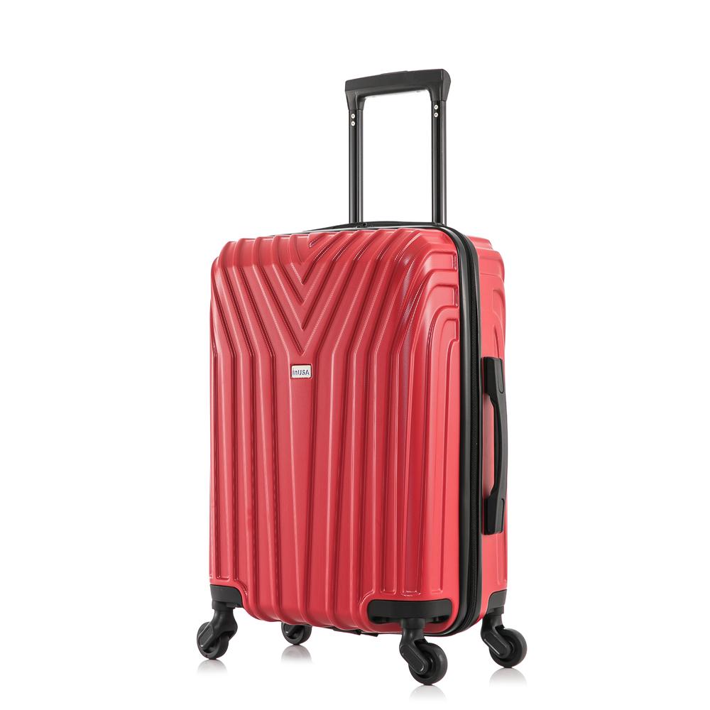 InUSA Vasty Lightweight Hardside Spinner 20 inch Red. Picture 2