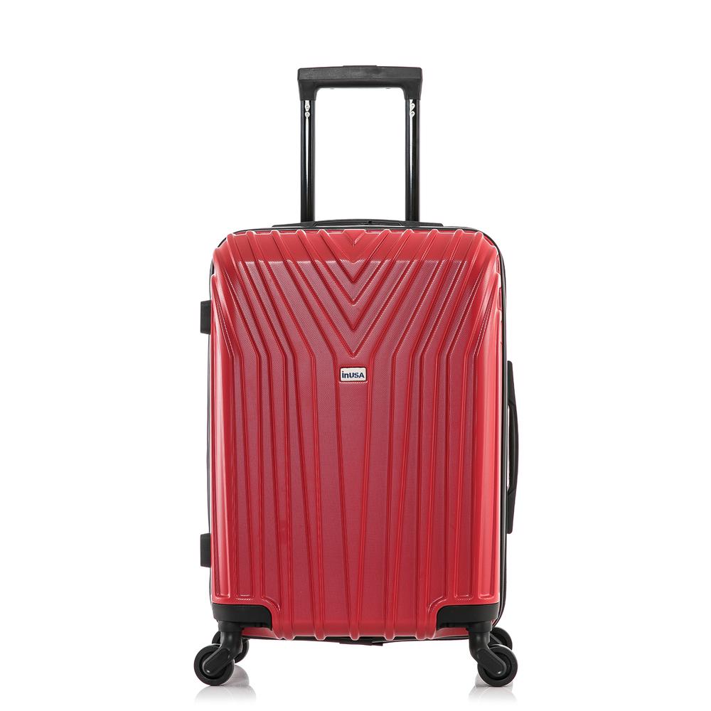 InUSA Vasty Lightweight Hardside Spinner 20 inch Red. Picture 3
