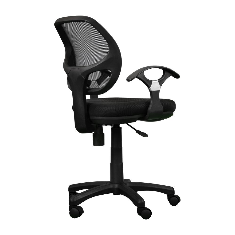 Midback Mesh Task Office Chair. Color: Black. Picture 4