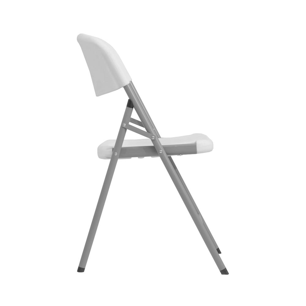 Techni Home Premium Comfort Granite White Folding Chairs – Set of 4. Picture 2