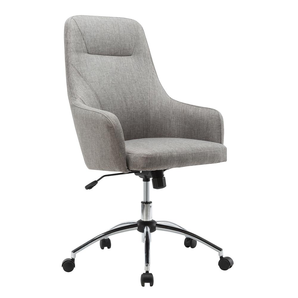 Techni Mobili Comfy Height Adjustable Rolling Office Desk Chair. The main picture.