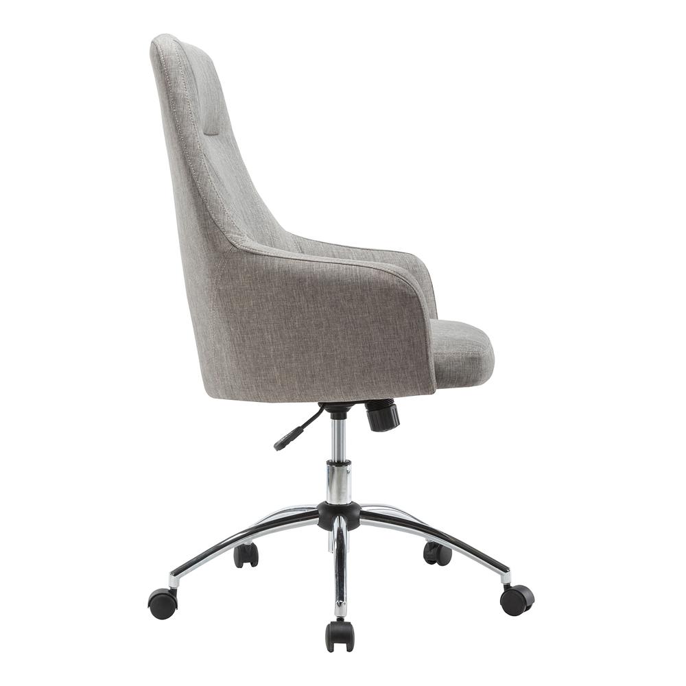 Techni Mobili Comfy Height Adjustable Rolling Office Desk Chair. Picture 4