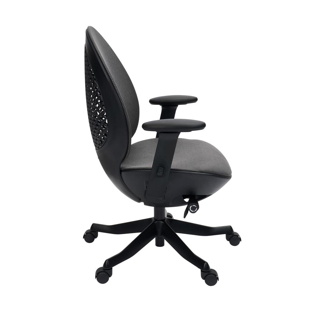 Techni Mobili Deco LUX Executive Office Chair, Black. Picture 3