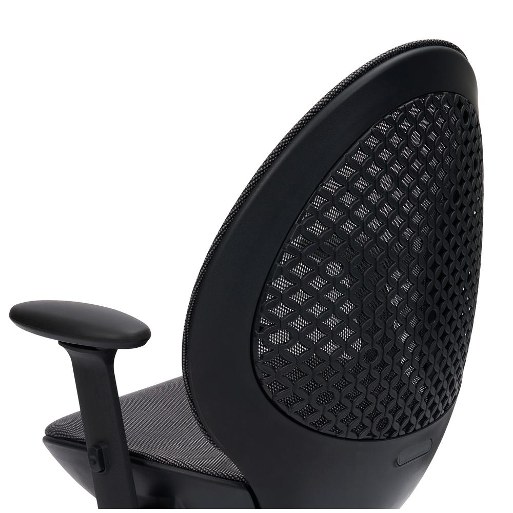 Techni Mobili Deco LUX Executive Office Chair, Black. Picture 8