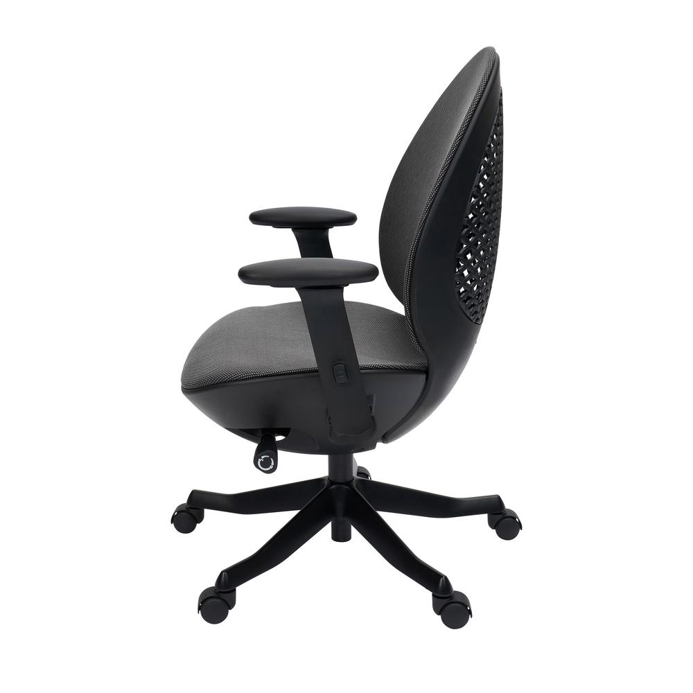 Techni Mobili Deco LUX Executive Office Chair, Black. Picture 9