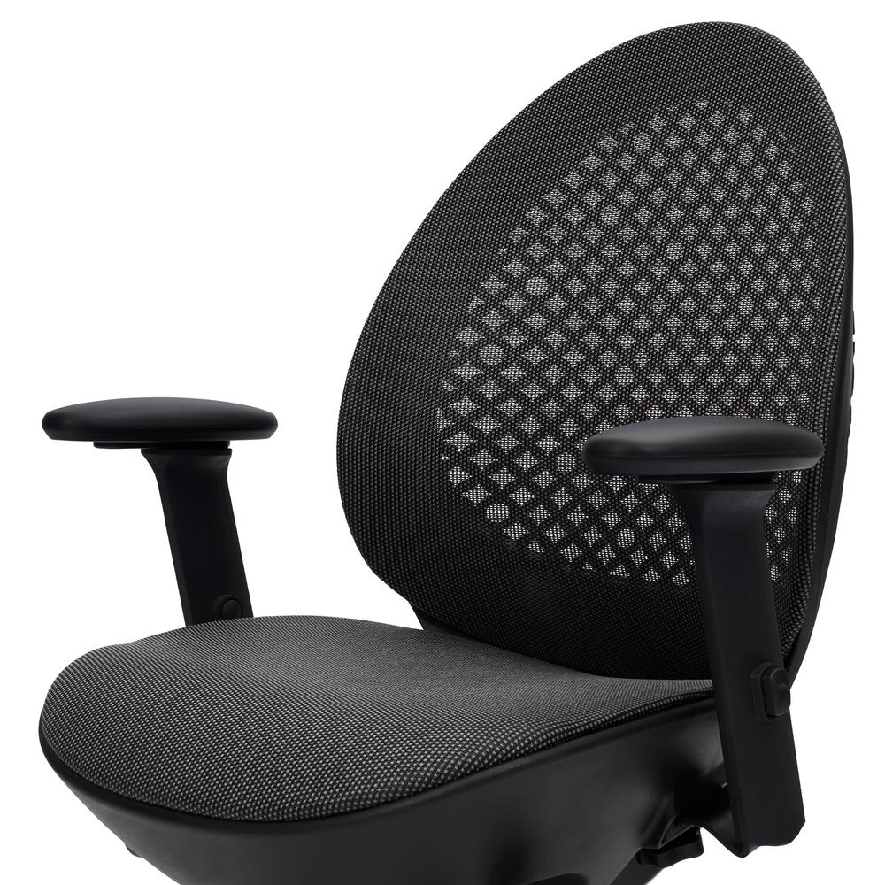 Techni Mobili Deco LUX Executive Office Chair, Black. Picture 10