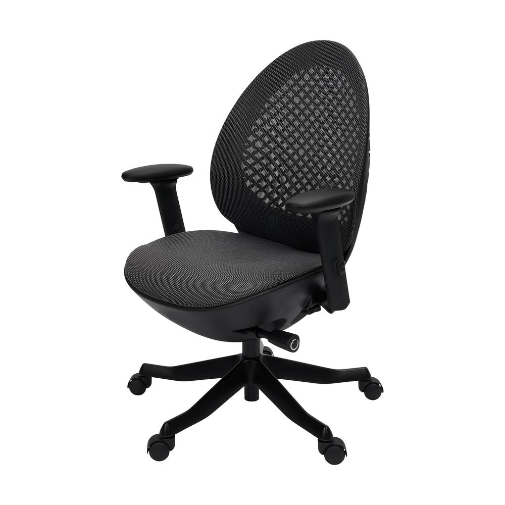 Techni Mobili Deco LUX Executive Office Chair, Black. Picture 11