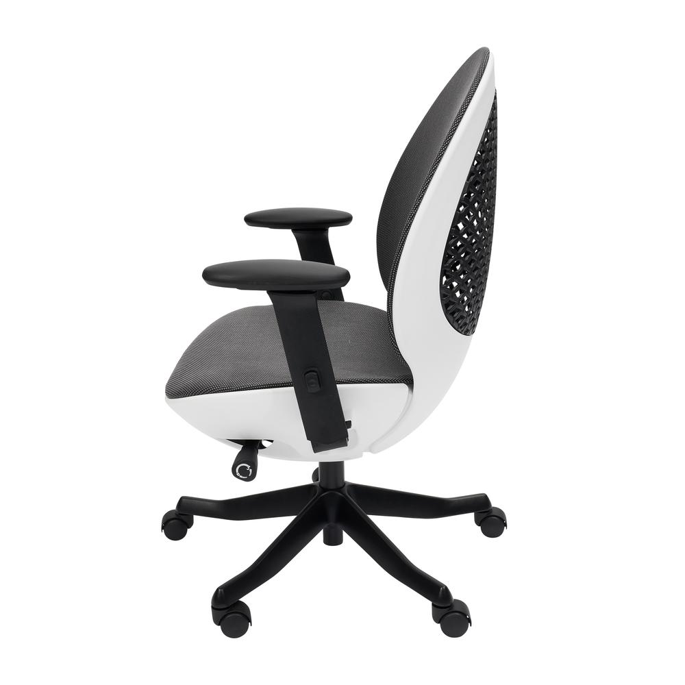 Techni Mobili Deco LUX Executive Office Chair, White. Picture 9