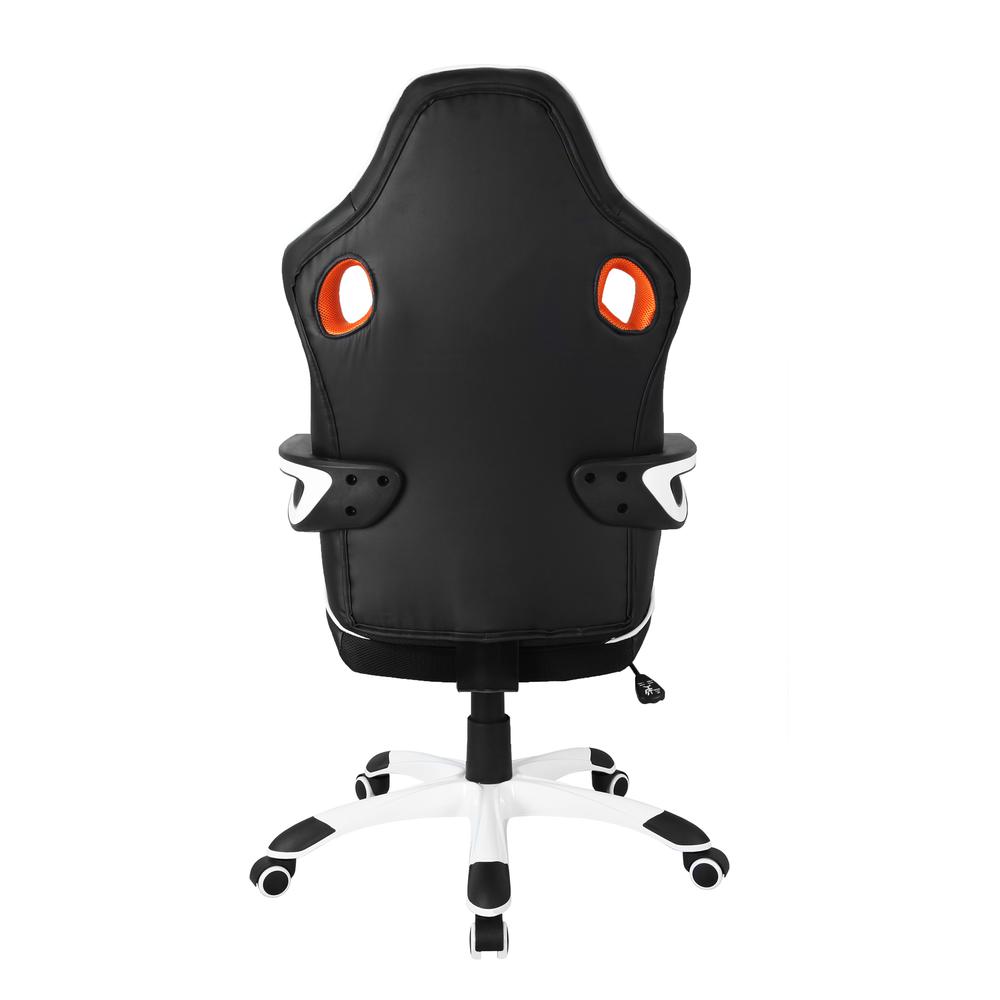 Techni Mobili Racing Style Home & Office Chair, Black. Picture 3