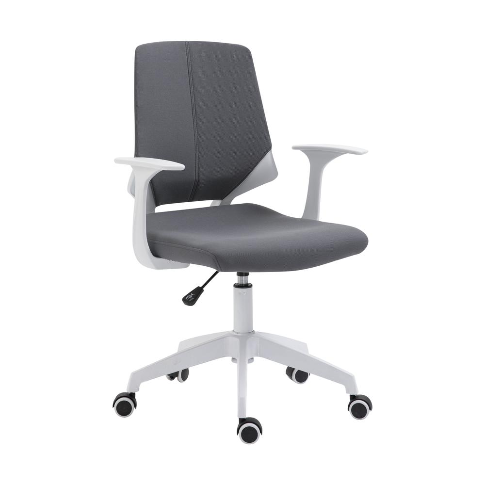 Techni Mobili Height Adjustable Mid Back Office Chair, Grey. The main picture.