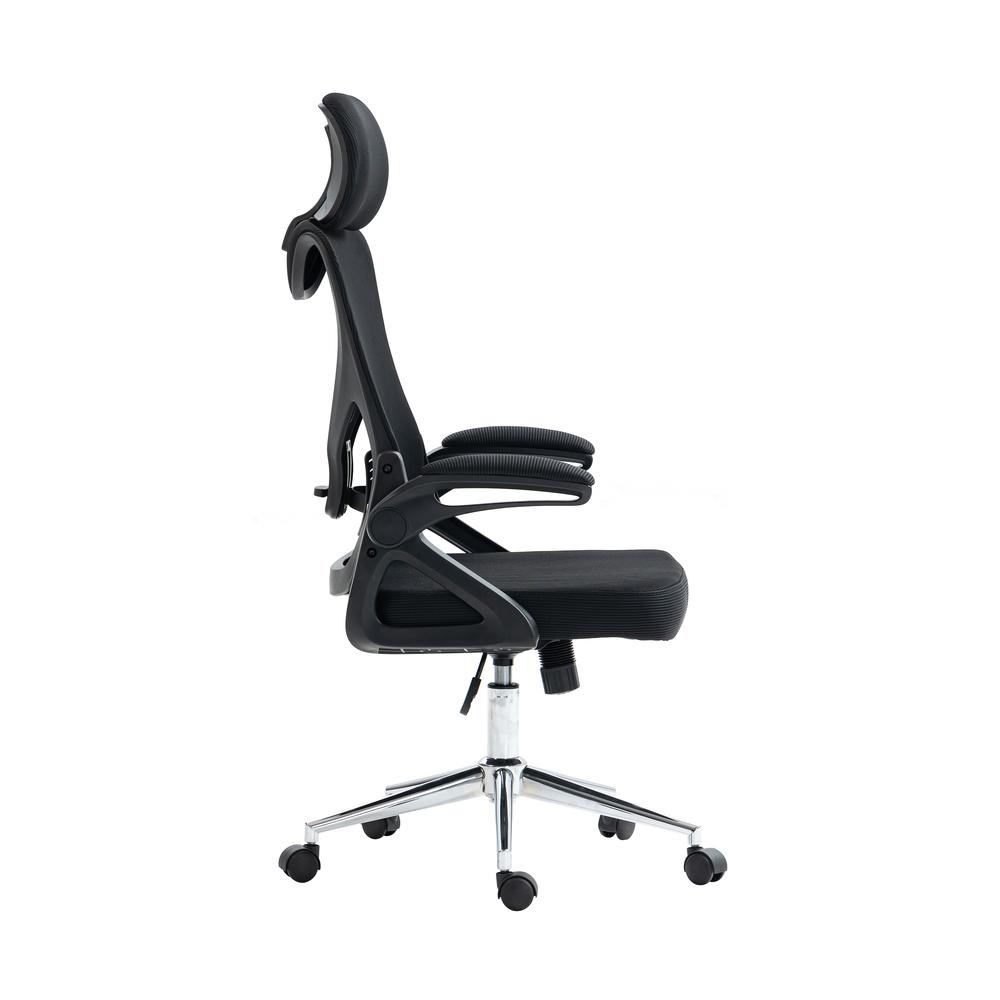 Office Chair with Lumbar Support & Adjustable Headrest. Picture 2