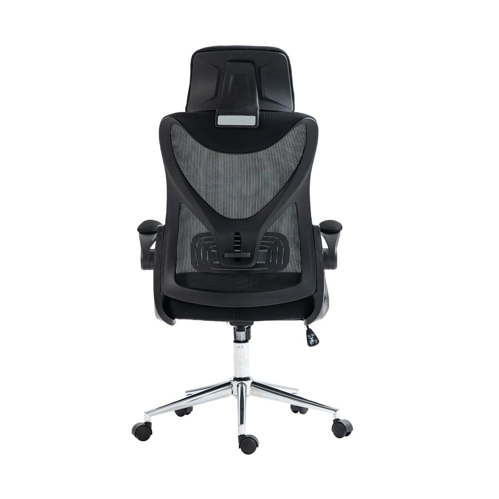 Office Chair with Lumbar Support & Adjustable Headrest. Picture 4