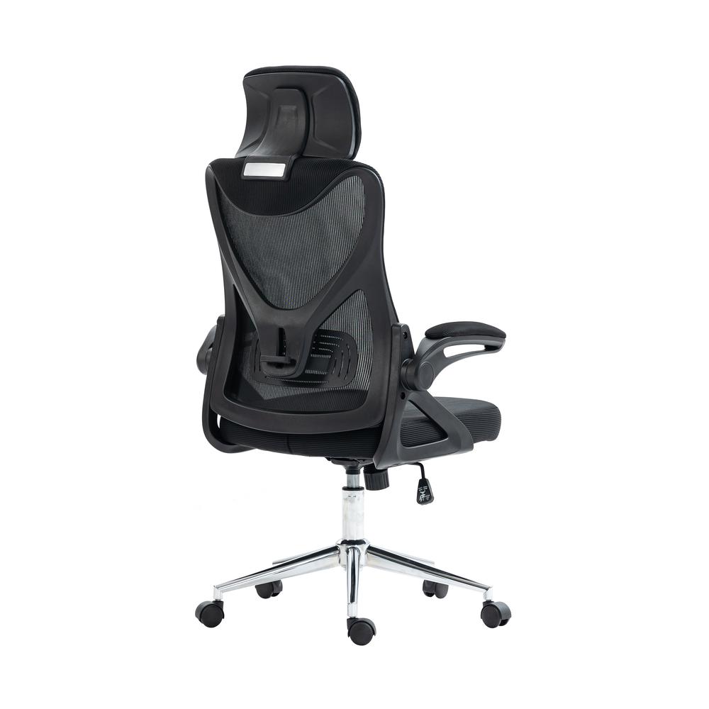 Office Chair with Lumbar Support & Adjustable Headrest. Picture 1