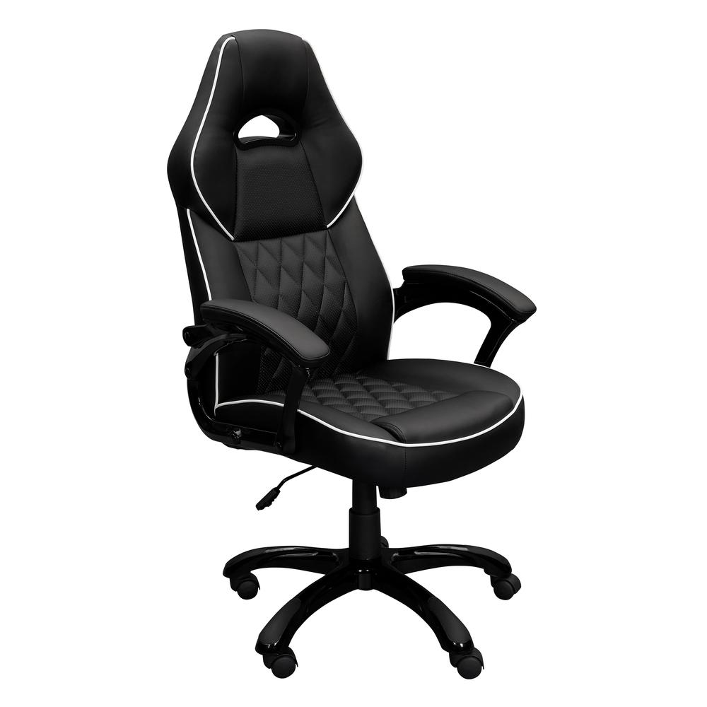 High Back Executive Sport Race Office Chair. Color: Black. The main picture.