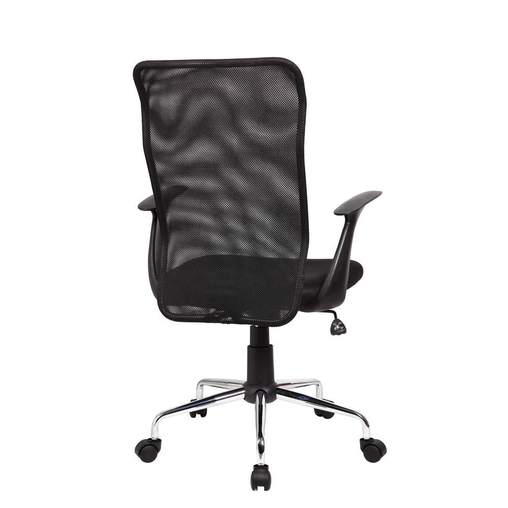 Medium Back Mesh Assistant Office Chair. Color: Black. Picture 3