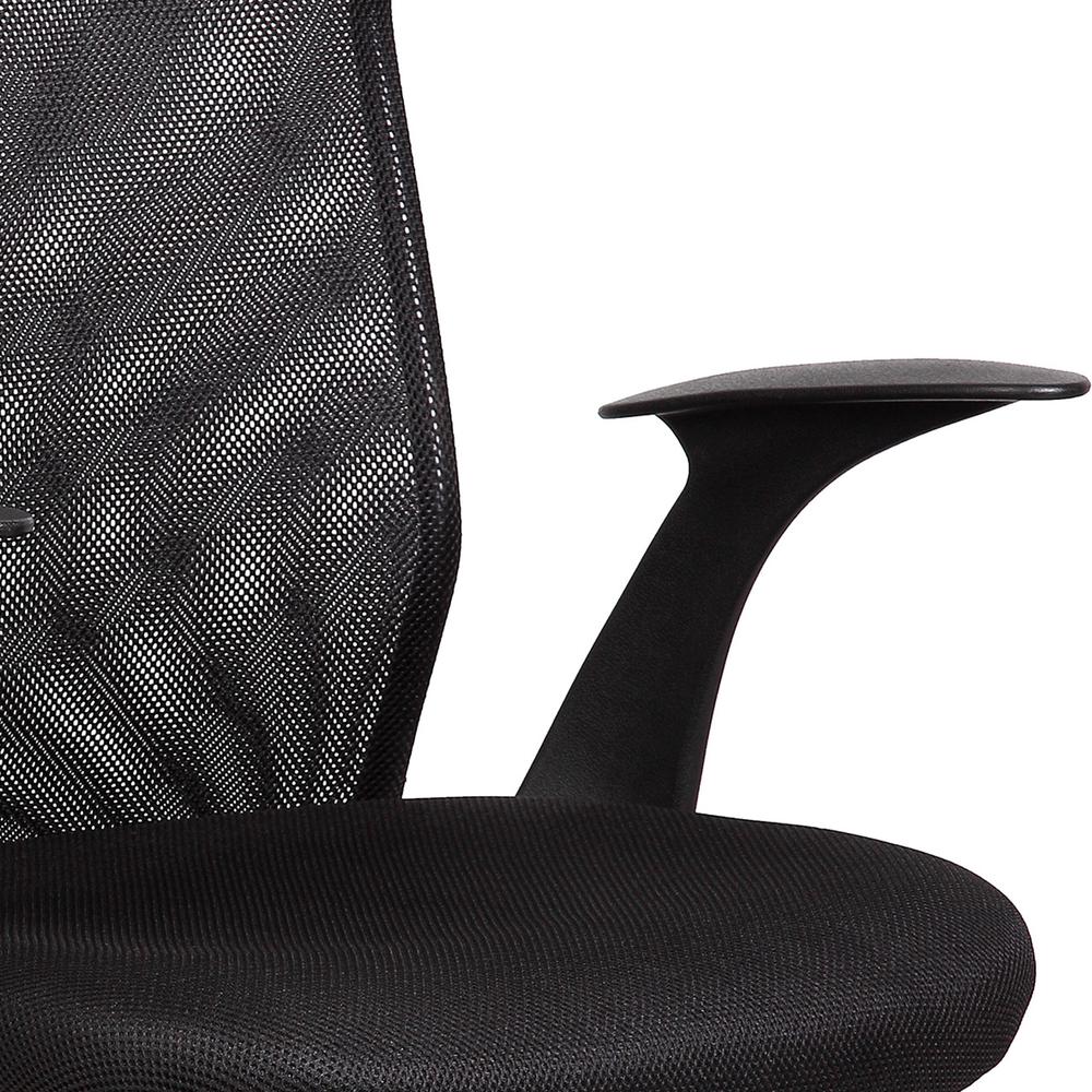 Medium Back Mesh Assistant Office Chair. Color: Black. Picture 8