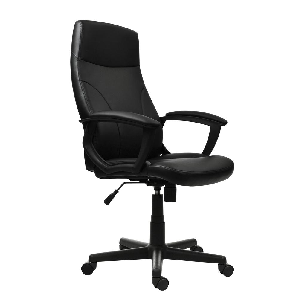 Medium Back Executive Office Chair. Color: Black. The main picture.