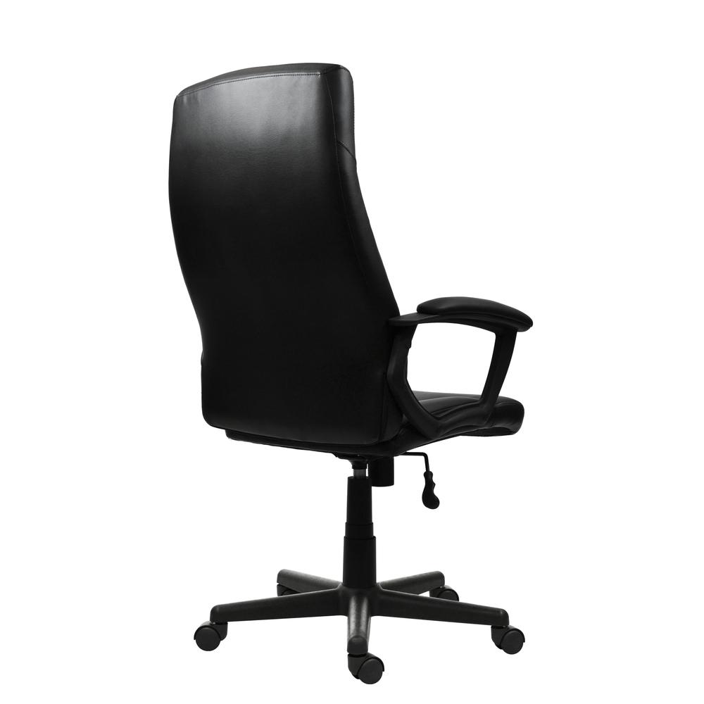 Medium Back Executive Office Chair. Color: Black. Picture 4