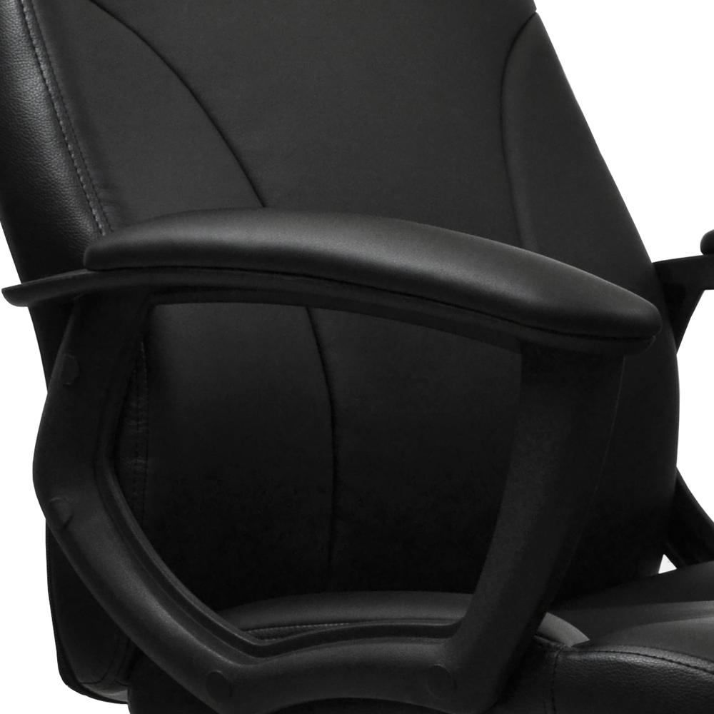 Medium Back Executive Office Chair. Color: Black. Picture 8