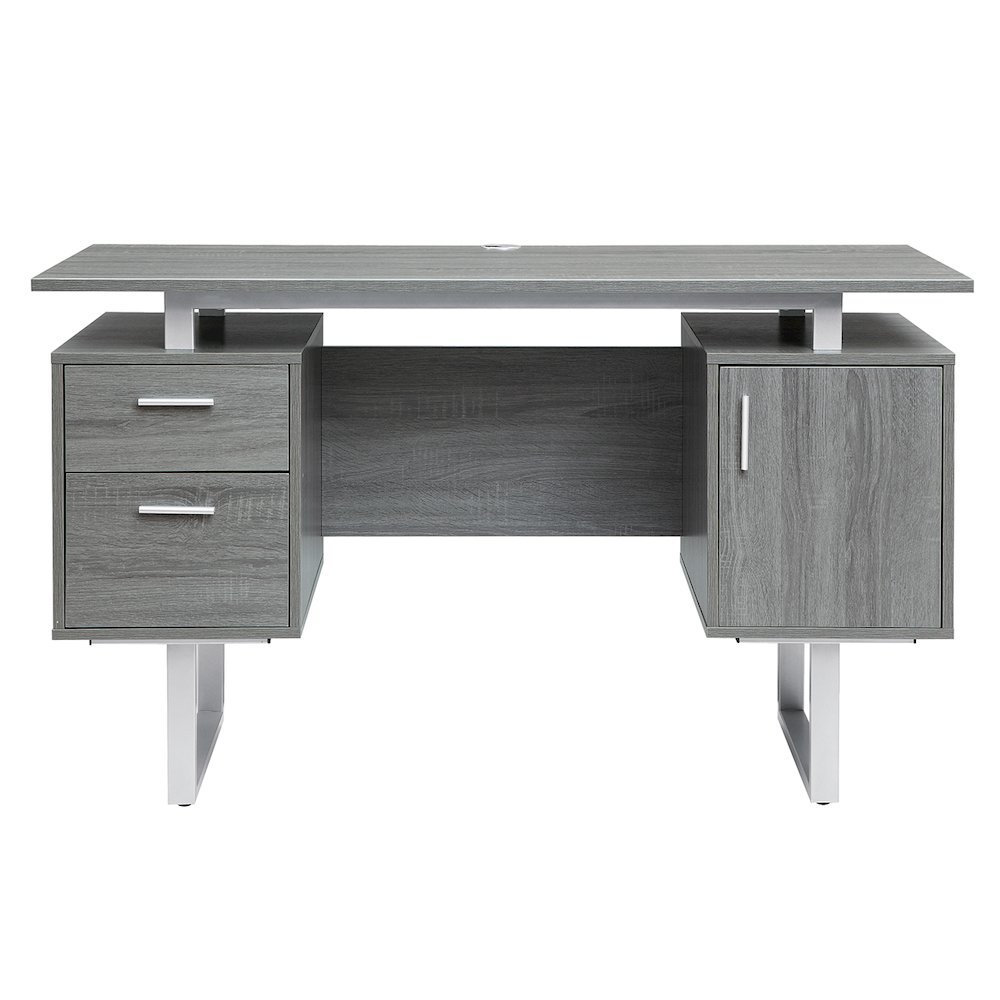 Modern Office Desk with Storage. Picture 3