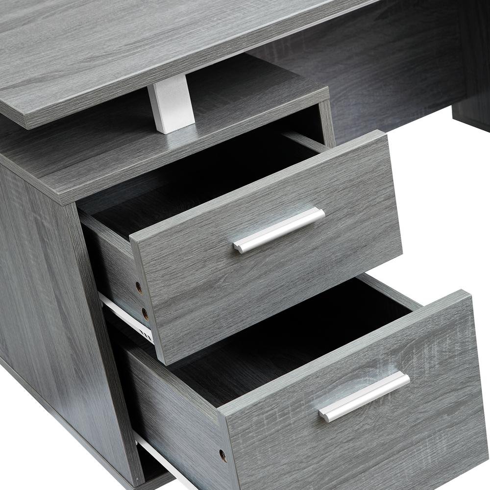 Modern Office Desk with Storage. Picture 4