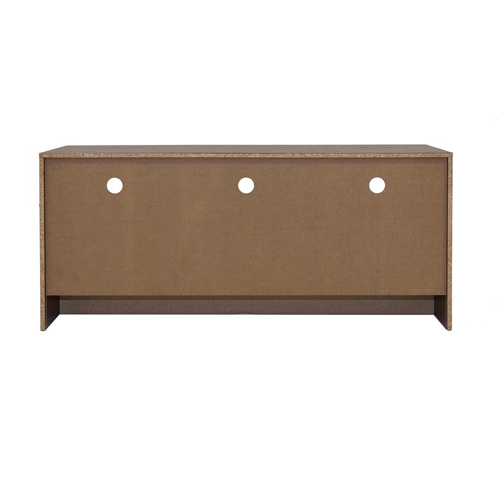 Modern TV Stand with Storage For TVs Up To 65" . Color: Hickory. Picture 2