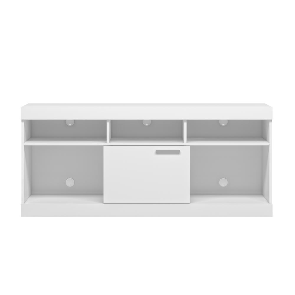 Techni Mobili Entertainment Stand for TVs Up to 65", White. Picture 2