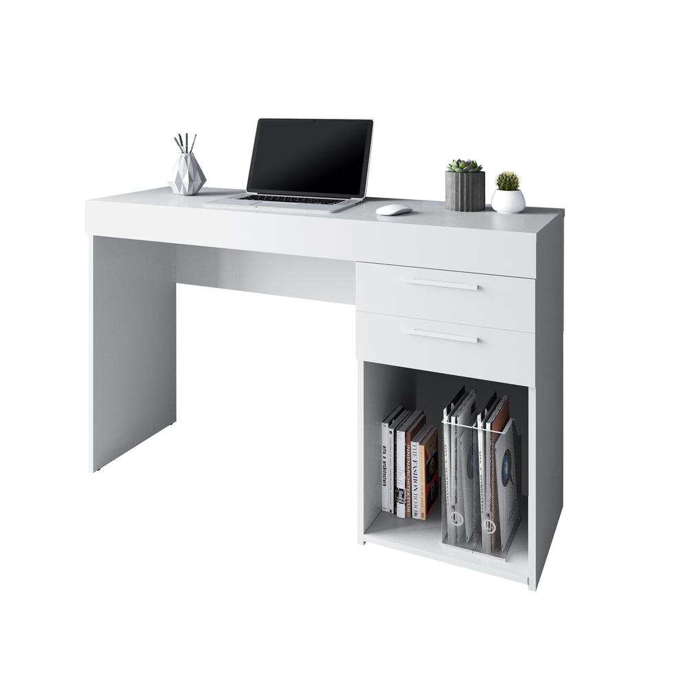 Techni Mobili Home Office Workstation with Storage, Espresso. Picture 3