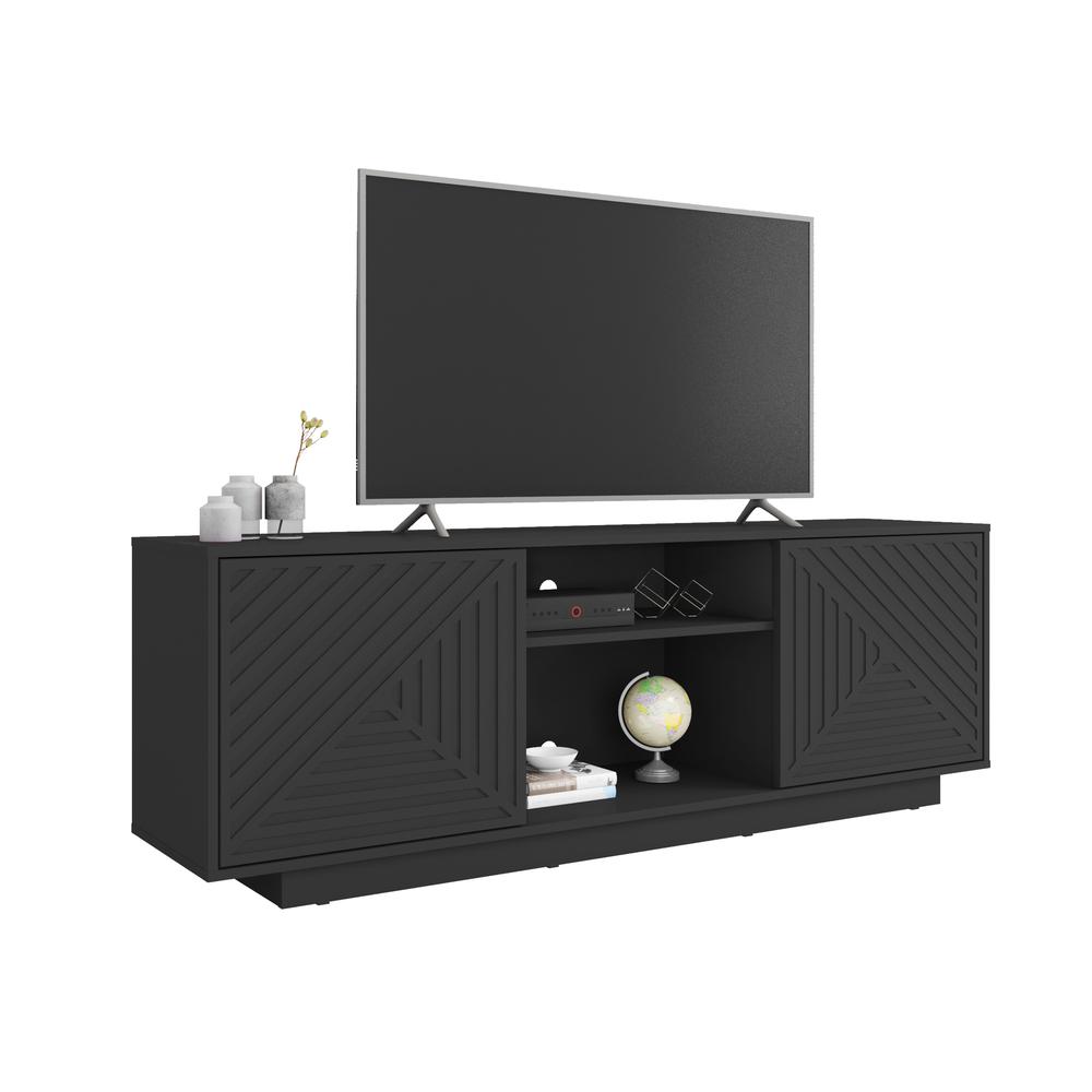 Modern TV Stand for Screen TVs Up to 70” When Measured Diagonally. Picture 9
