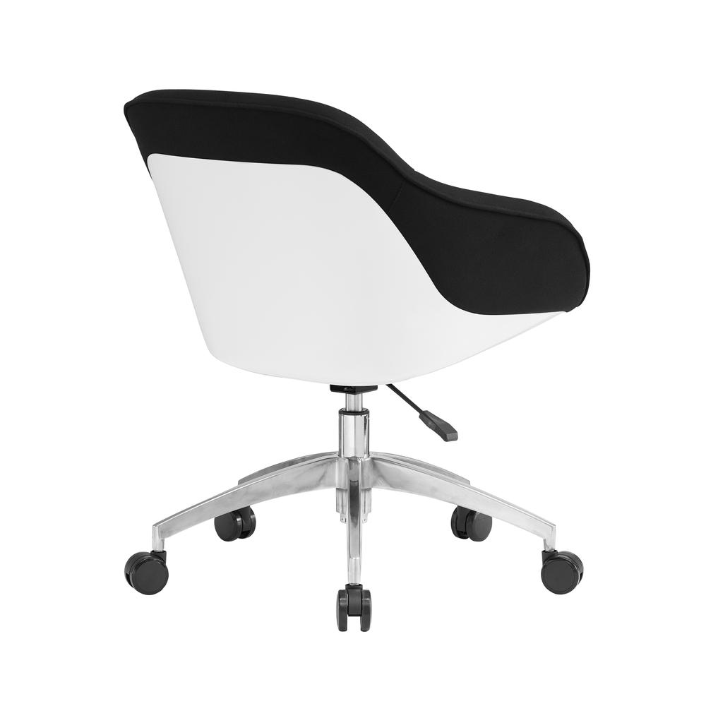 Techni Mobili Home Office Upholstered  Task Chair, Black. Picture 4