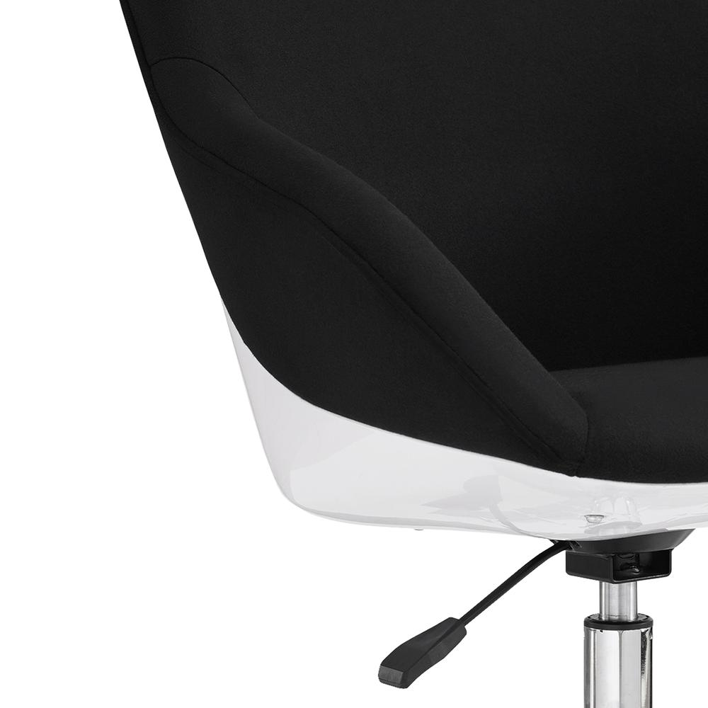 Techni Mobili Home Office Upholstered  Task Chair, Black. Picture 9