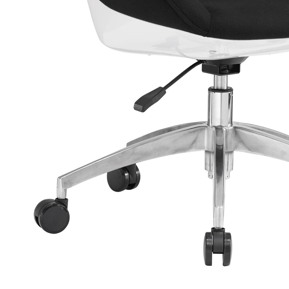Techni Mobili Home Office Upholstered  Task Chair, Black. Picture 11
