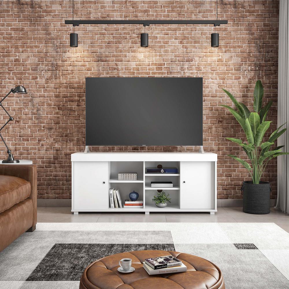 Techni Mobili TV stand with Storage, White. Picture 7