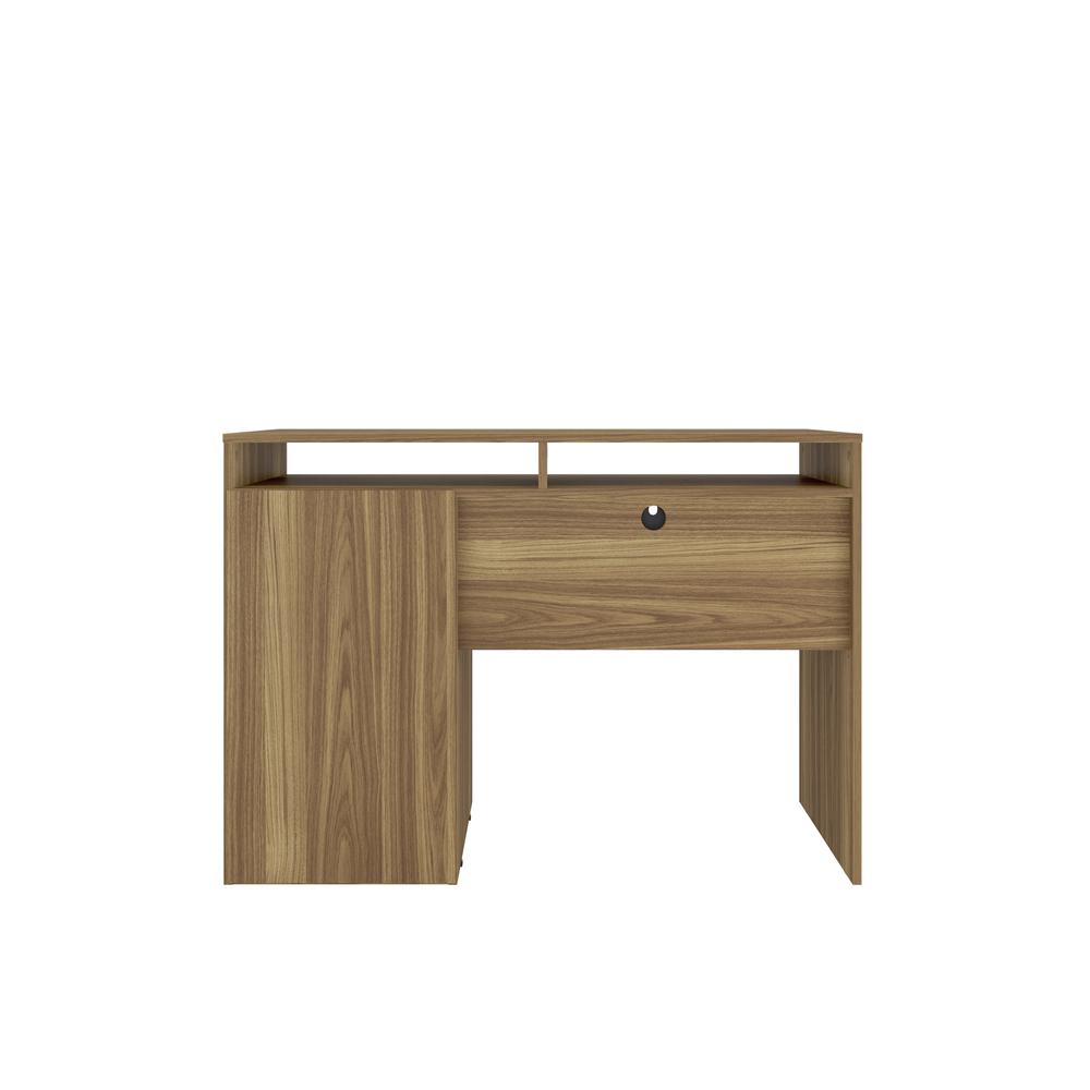 Techni Mobili Home Office Workstation with Storage, Walnut. Picture 6