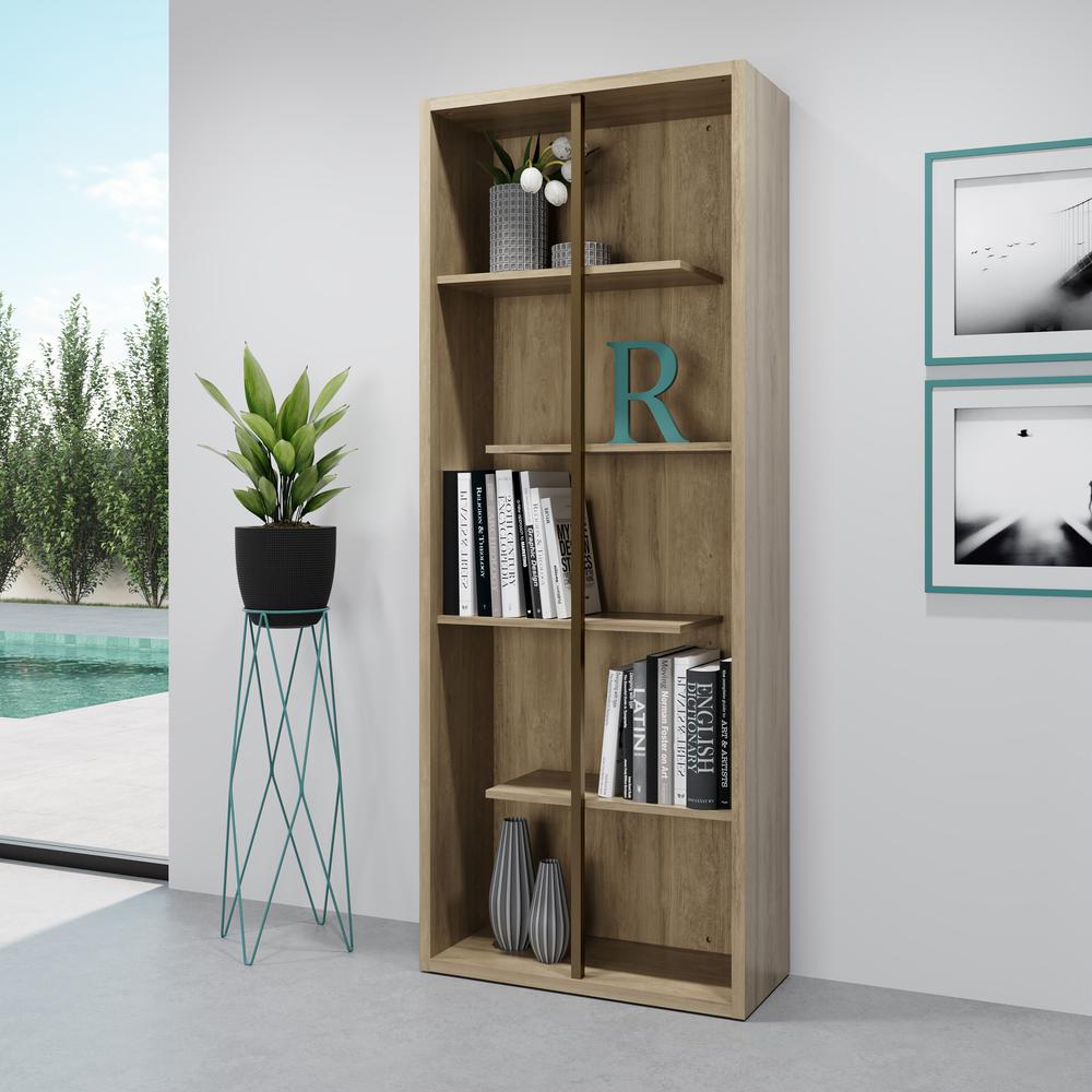 Techni Mobili Standard 5-Tier wooden bookcase, Pine. Picture 5
