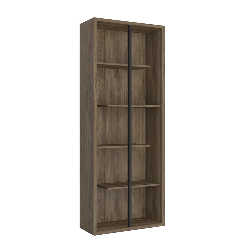 Techni Mobili Standard 5-Tier wooden bookcase, Walnut. Picture 1