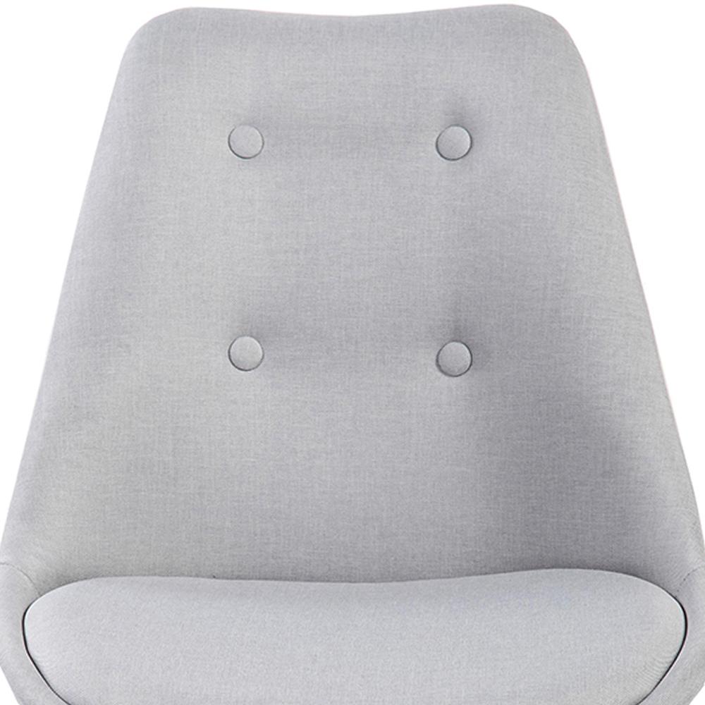 Armless Task Chair with Buttons. Color: Gray. Picture 8