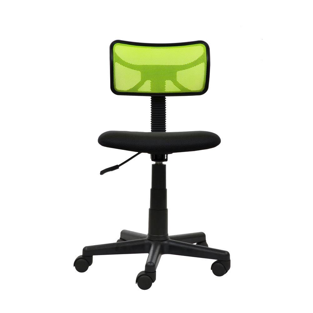 Student Mesh Task Office Chair. Color: Lime. Picture 2