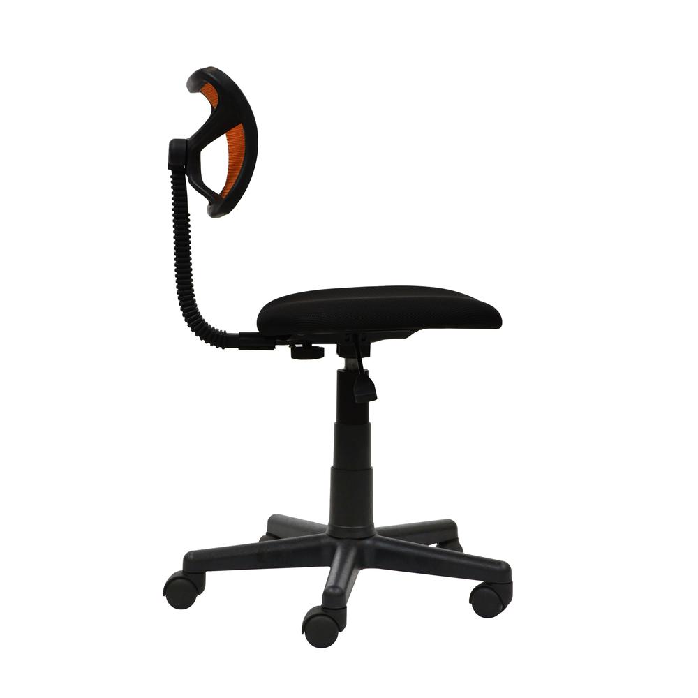 Student Mesh Task Office Chair. Color: Orange. Picture 3