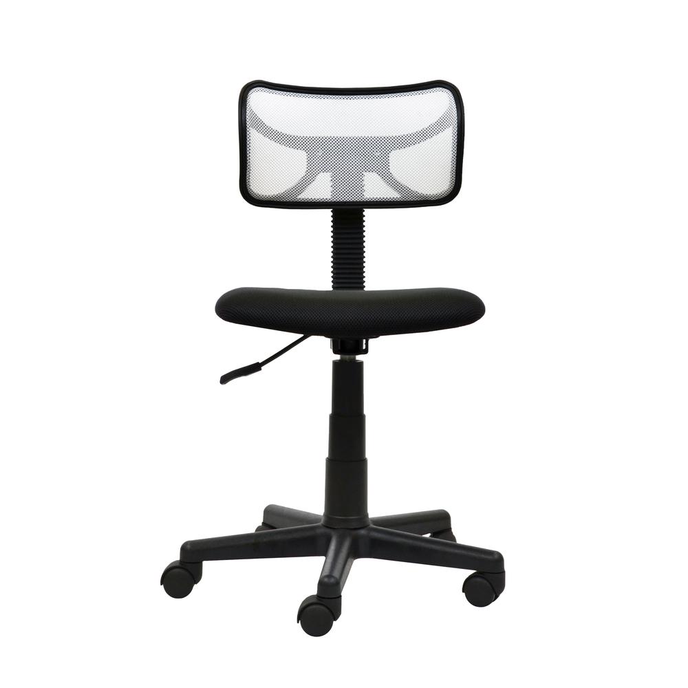 Student Mesh Task Office Chair. Color: Orange. Picture 2