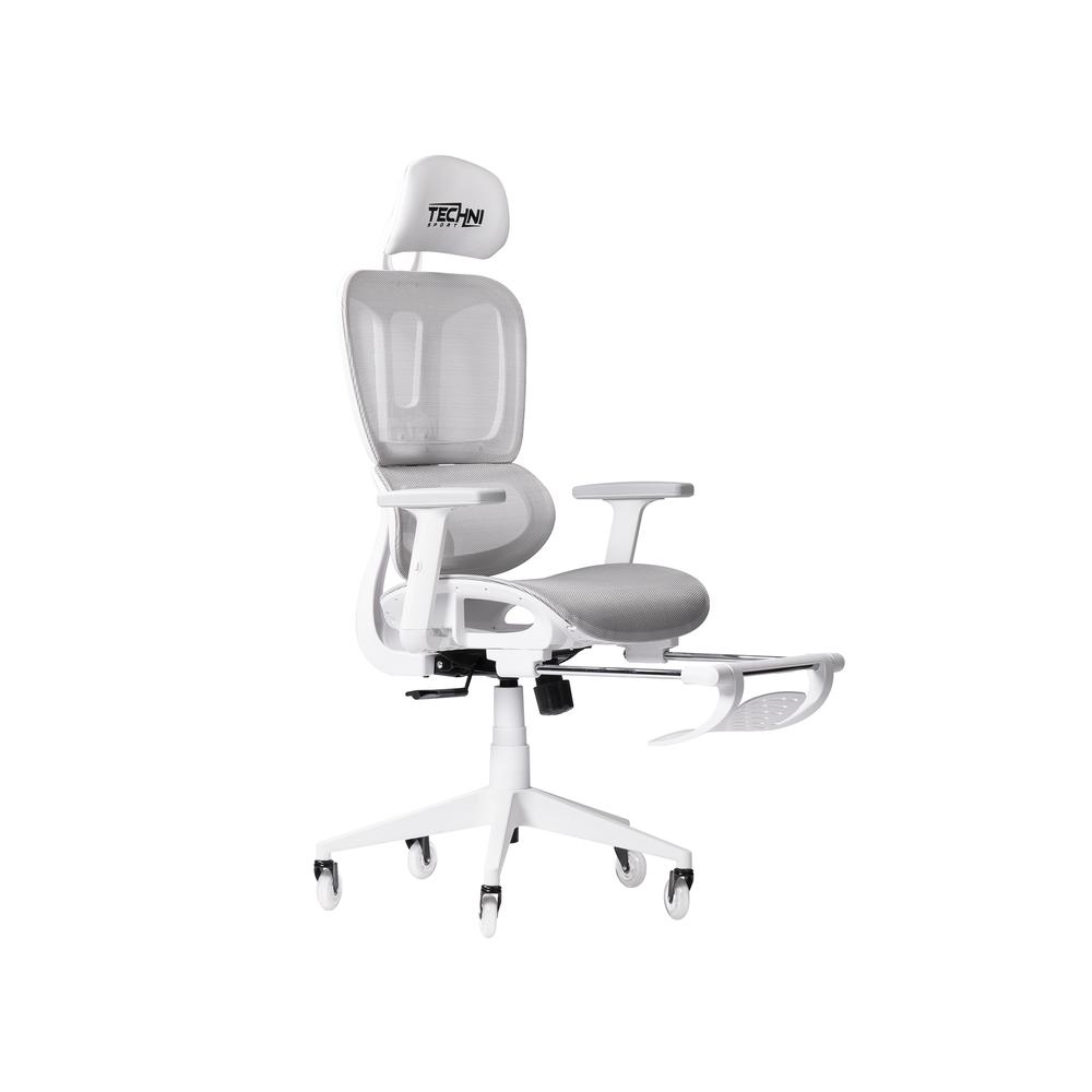 AIRFLEX2.0 White Mesh Gaming Chair. Picture 4