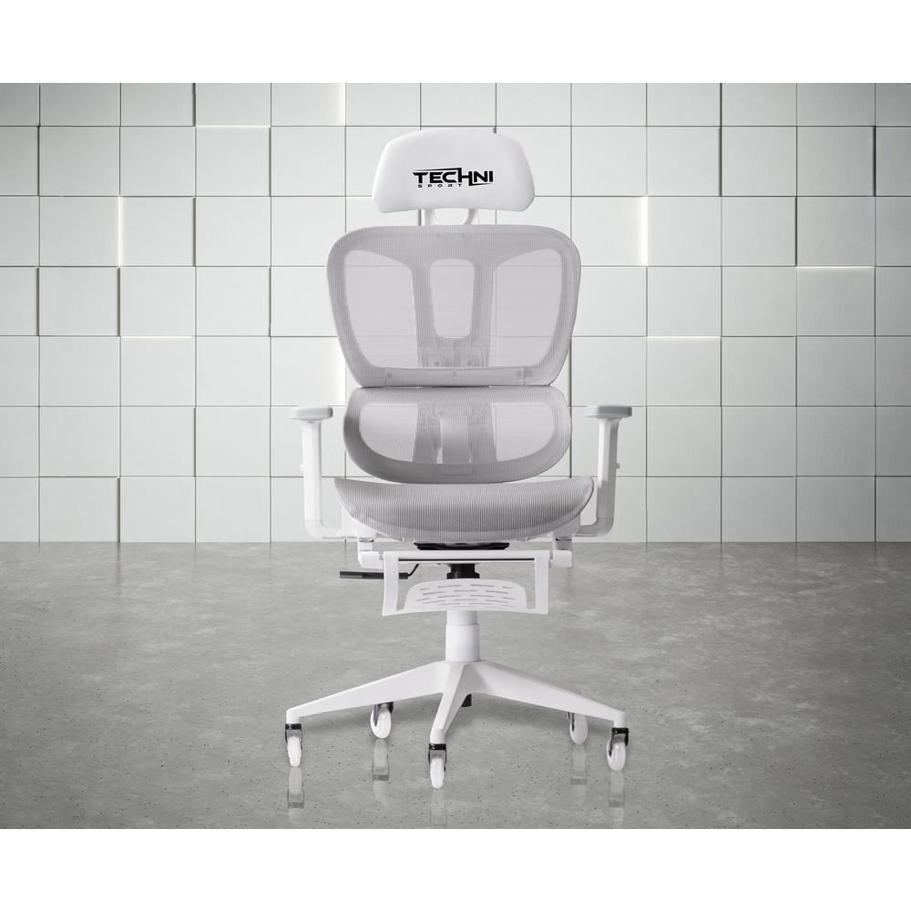 AIRFLEX2.0 White Mesh Gaming Chair. Picture 14