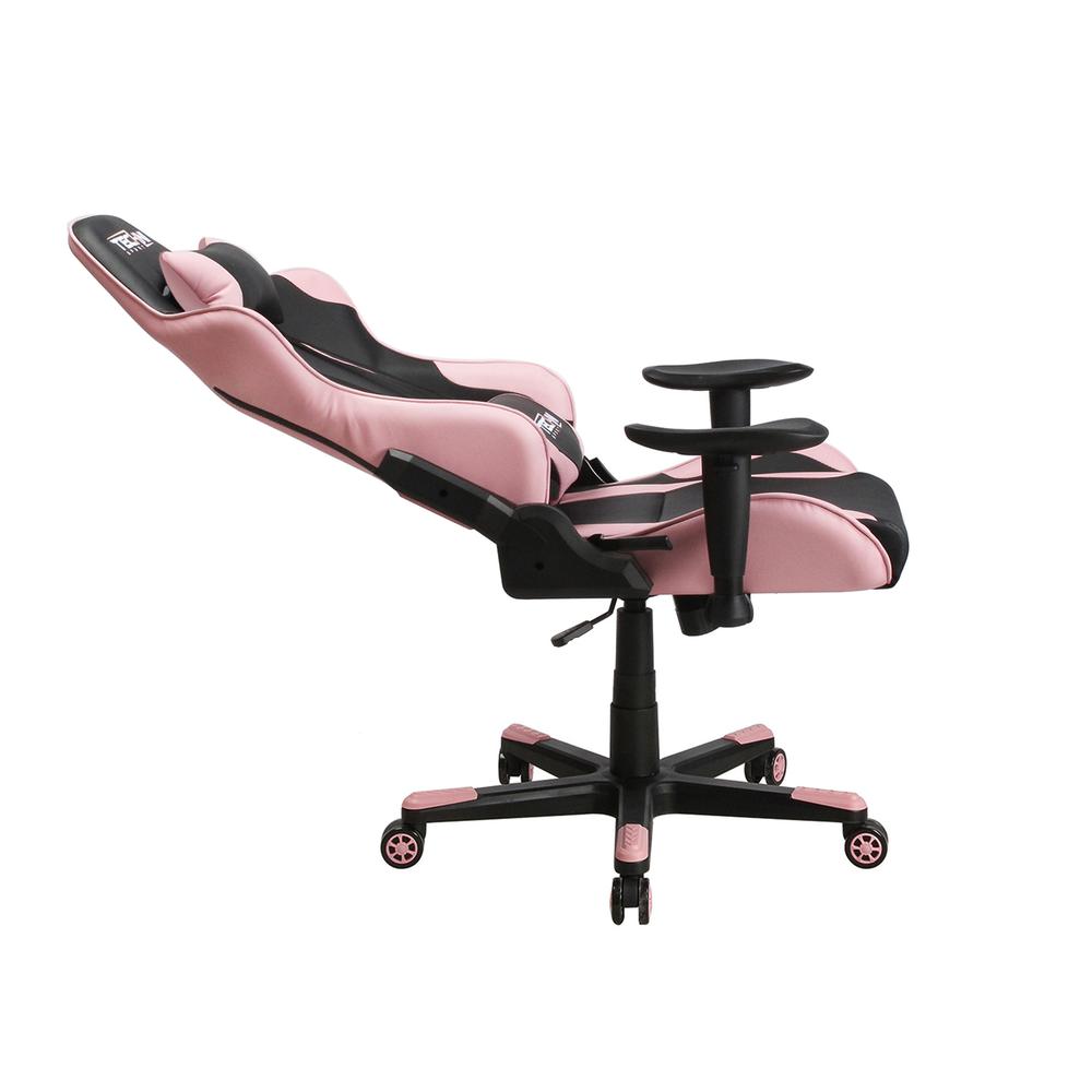 Techni Sport TS-4300 Ergonomic High Back Racer Style PC Gaming Chair, Pink. Picture 2