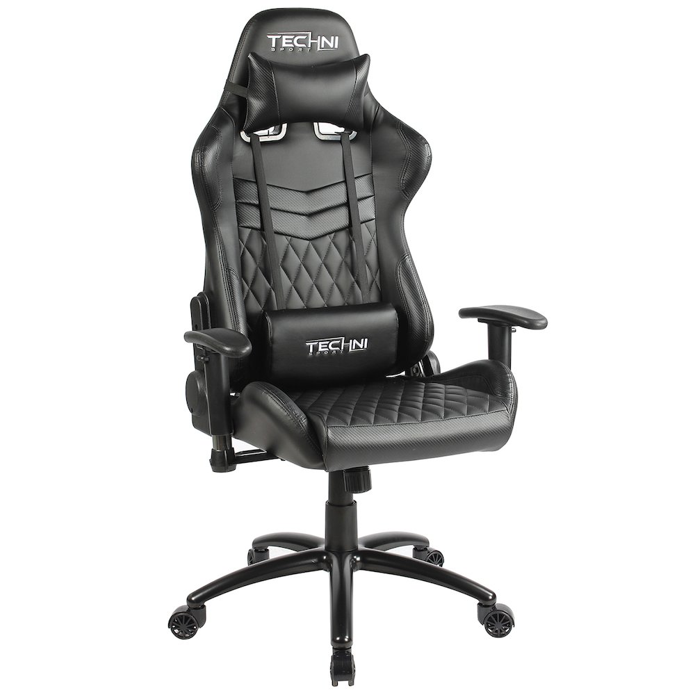 Techni Sport TS-5100 Ergonomic, High Back, Racer Style, Video Gaming Chair, Black. Picture 1