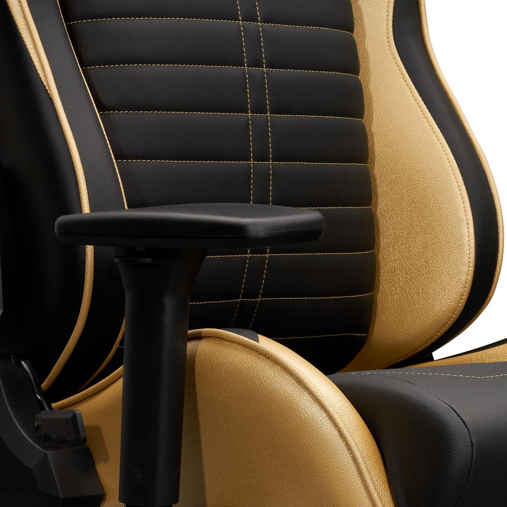 Ergonomic Racing Style Gaming  Chair - Golden. Picture 7