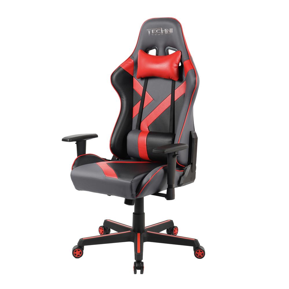 Techni Sport TS-70 Office-PC Gaming Chair, Red. Picture 2