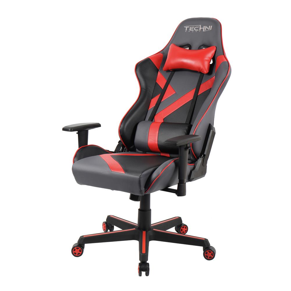 Techni Sport TS-70 Office-PC Gaming Chair, Red. Picture 5